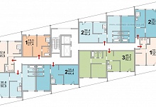 Планировки квартир дома серии II-68-04